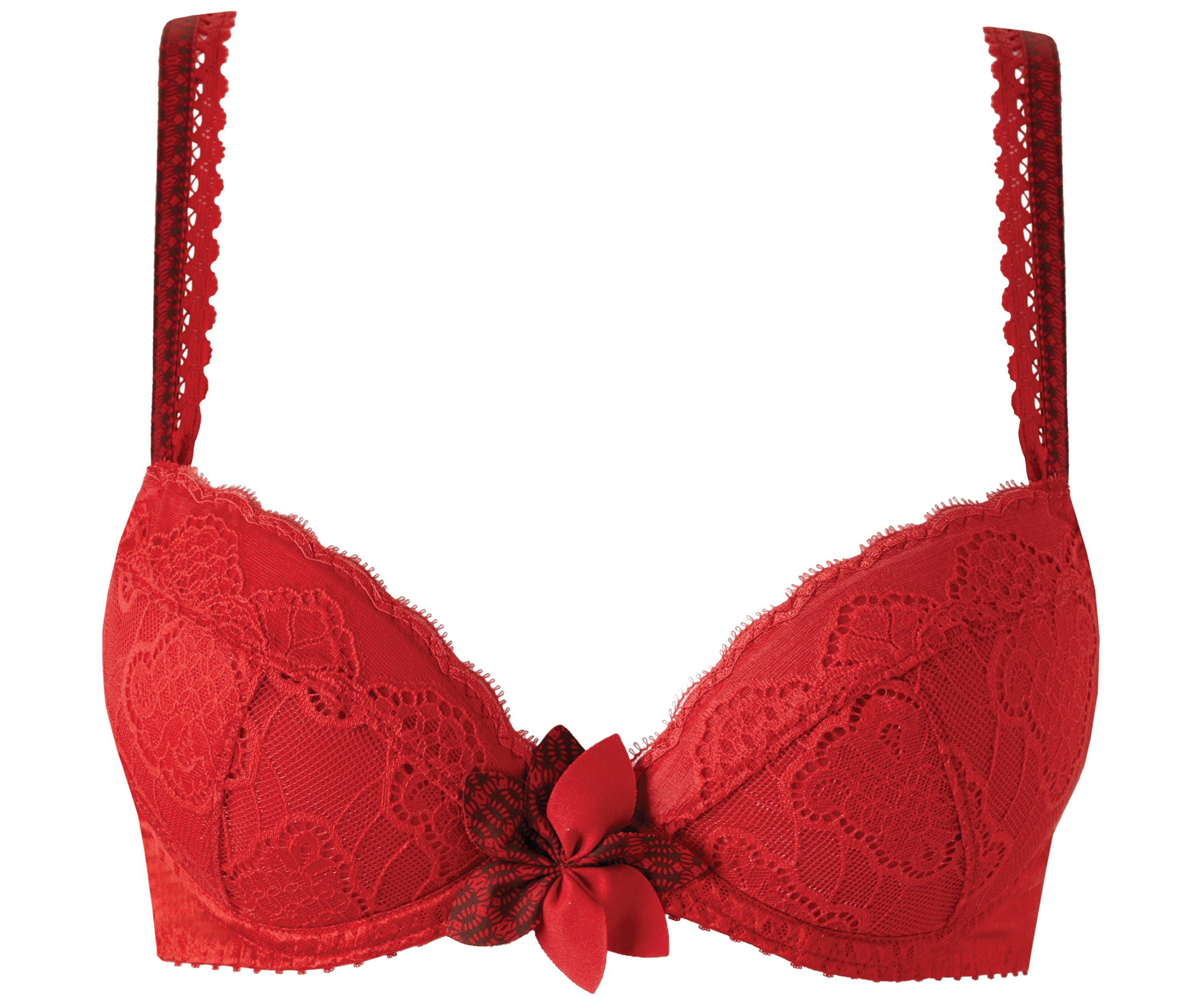  UNSERE Women Solid French Bra Small Chest Gathering